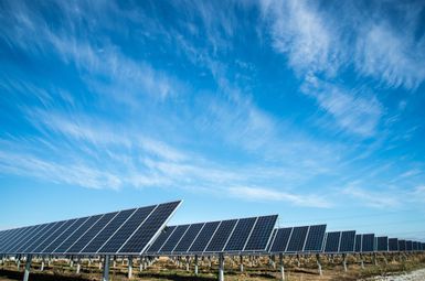Solar panels; photo by American Public Power Association