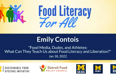 "Food Literacy for All" event cover page
