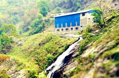 Local mini hydro plant in the Nepalese Himilayas. Image courtesy: Graham Institute