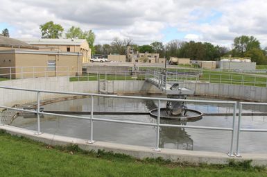 Jackson Wastewater Treatment Plant on Lansing Avenue. Image courtesy: City of Jackson